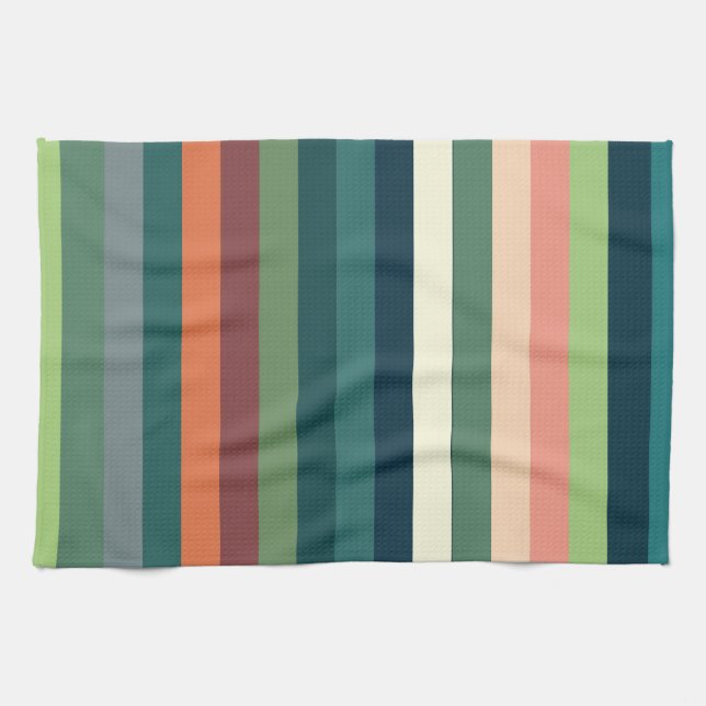 Colour Stripes Kitchen Towel (Horizontal)