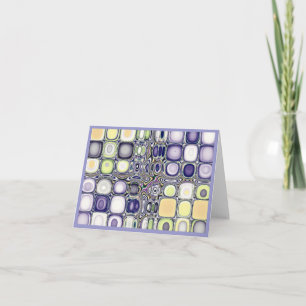 Colour Studies...Silverset Blue Agate Note Card