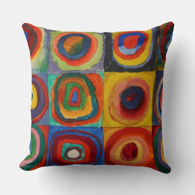 Colour Study, 1913 by Wassily Kandinsky Throw Pillow (Front)