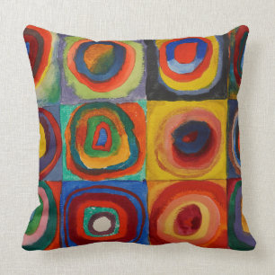 Colour Study, 1913 by Wassily Kandinsky Throw Pillow