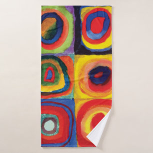 Colour Study by Wassily Kandinsky Bath Towel