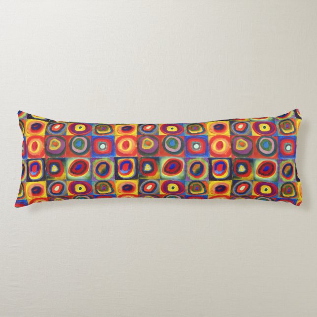 Colour Study by Wassily Kandinsky Body Pillow (Front)