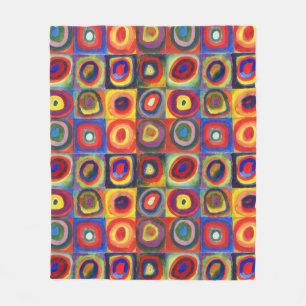 Colour Study by Wassily Kandinsky Fleece Blanket