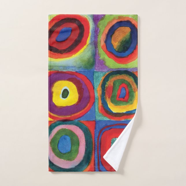 Colour Study by Wassily Kandinsky Hand Towel (Hand Towel)