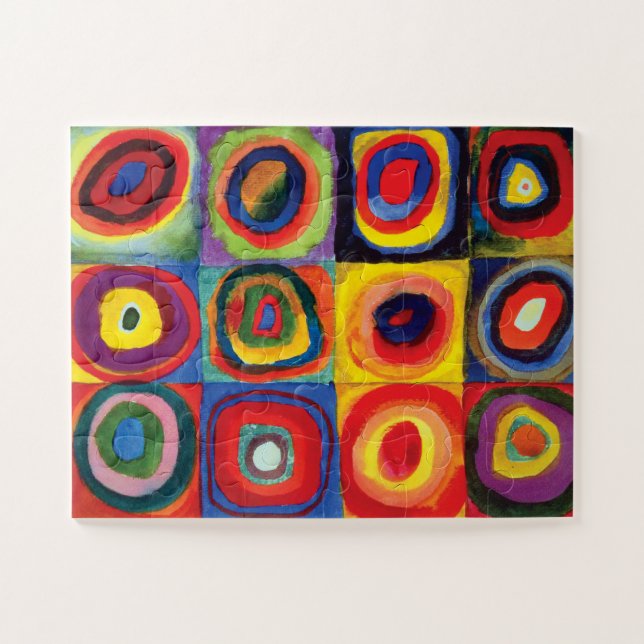 Colour Study by Wassily Kandinsky Jigsaw Puzzle (Horizontal)