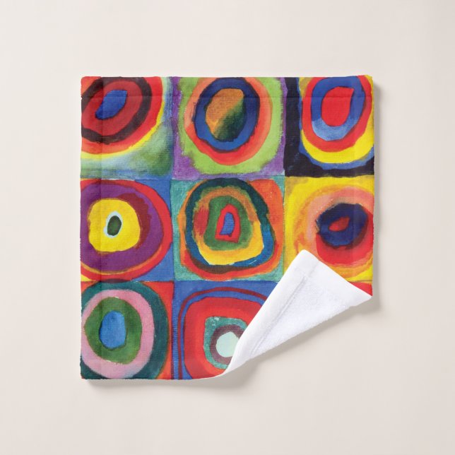 Colour Study by Wassily Kandinsky Wash Cloth (Wash Cloth)