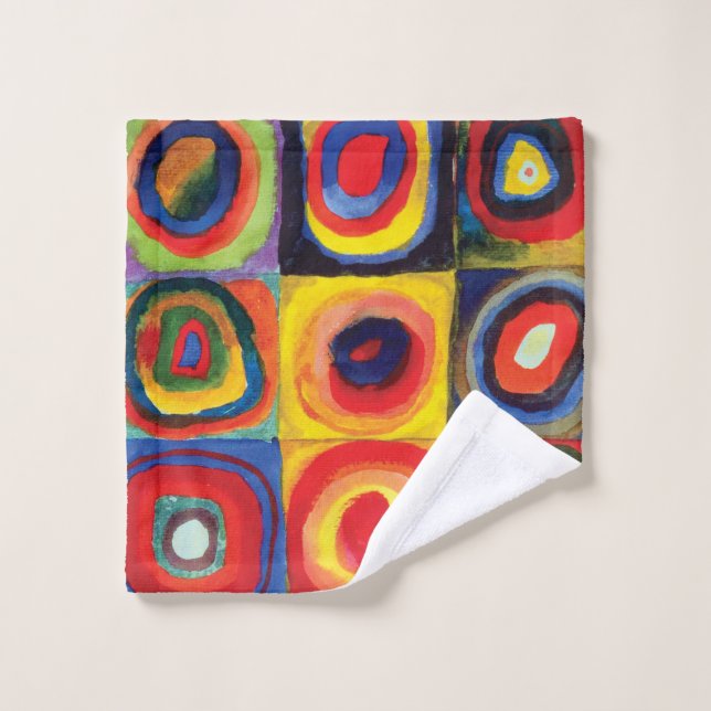 Colour Study by Wassily Kandinsky Wash Cloth (Wash Cloth)