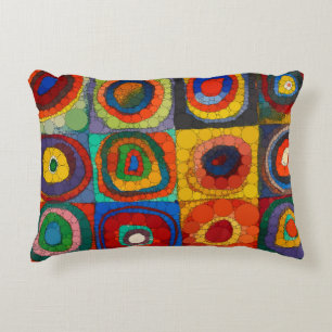 Colour Study, Infinity Dots by Wassily Kandinsky Accent Pillow
