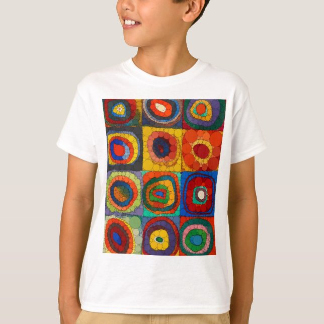 Colour Study, Infinity Dots by Wassily Kandinsky T-Shirt (Front)