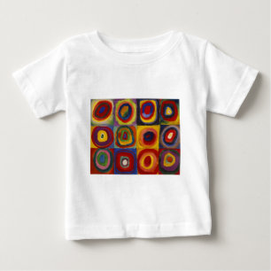 Colour Study of Squares Circles Baby T-Shirt