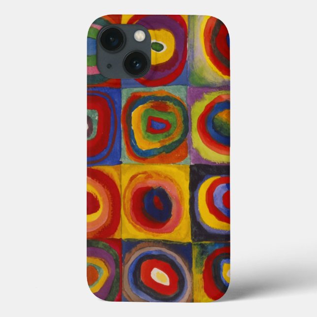 Colour Study of Squares Circles by Kandinsky Case-Mate iPhone Case (Back)
