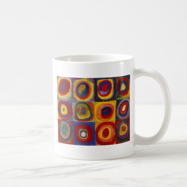 Colour Study of Squares Circles by Kandinsky Coffee Mug (Right)