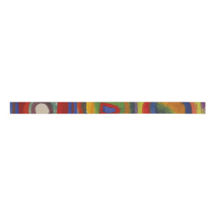 Colour Study of Squares Circles by Kandinsky Grosgrain Ribbon