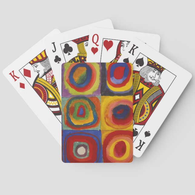 Colour Study of Squares Circles by Kandinsky Playing Cards (Back)