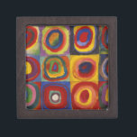 Colour Study of Squares Circles Gift Box<br><div class="desc">Kandinsky's Modern Abstract Oil Paintings  on Canvas Series - Colour Study Squares Circles Painting</div>