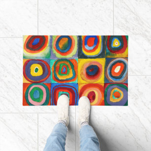 Colour Study   Wassily Kandinsky Doormat