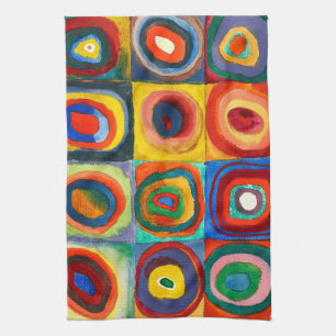 Colour Study   Wassily Kandinsky Kitchen Towel