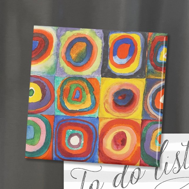 Colour Study | Wassily Kandinsky Magnet (Creator Uploaded)