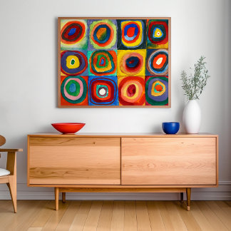 Colour Study | Wassily Kandinsky Poster
