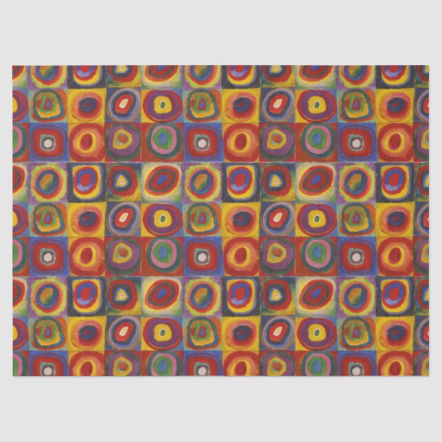 Colour Study - Wassily Kandinsky Tissue Paper (Front)