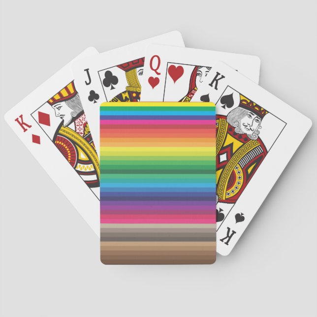colour swatch game playing cards (Back)