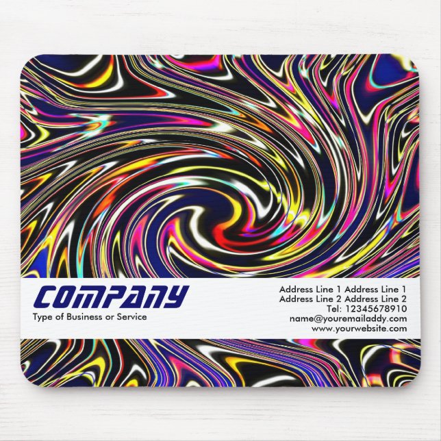 Colour Swirl, Business Mouse Pad (Front)