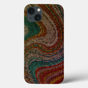 Colour Swirl Digital Abstract iPhone 13 Case