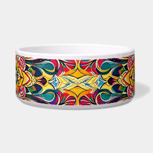 Colour Symphony Mandala – Bold Psychedelic Floral