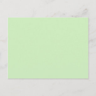 colour tea green postcard