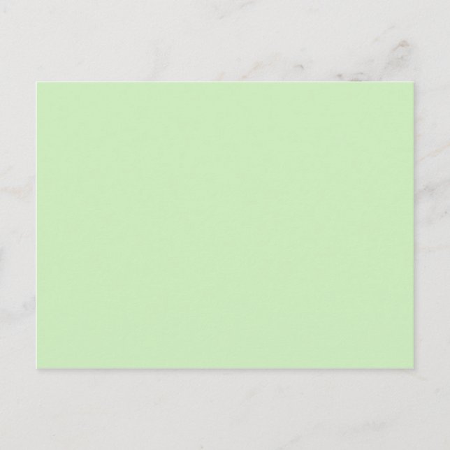 colour tea green postcard (Front)