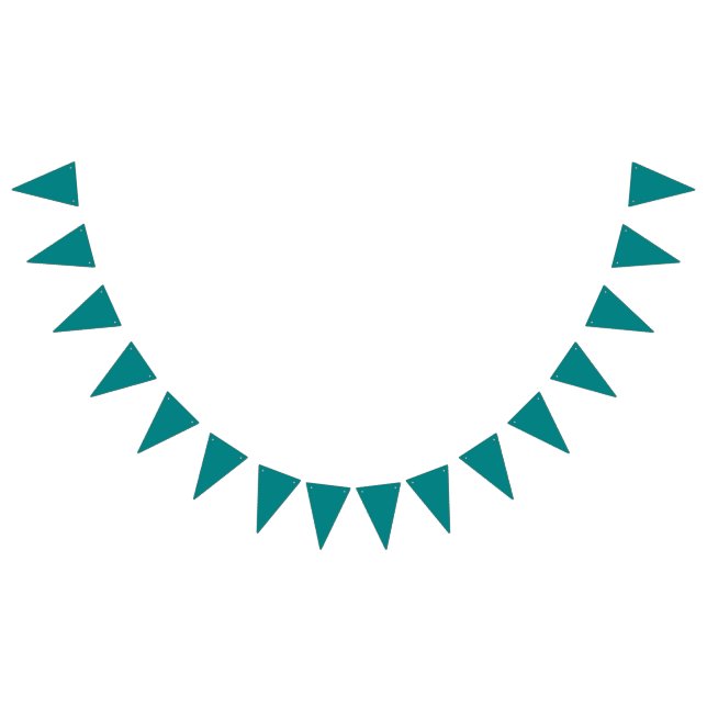 colour teal bunting flags (All)