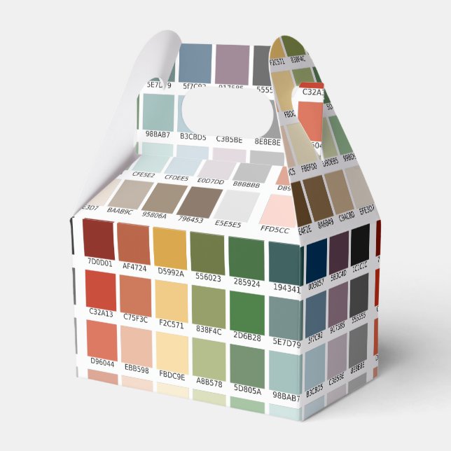 Colour Test Favor Box (Front Side)