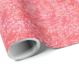 Colour texture "pearly strawberry cream" wrapping paper