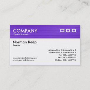 Colour Textured Header - Brushed Violet Business Card