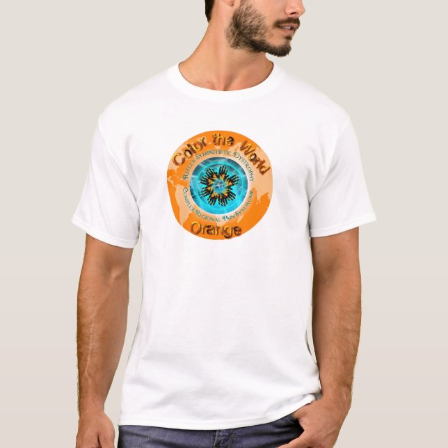 Colour the World Orange - CRPS Dual Ice Circlet.pn T-Shirt (Front)