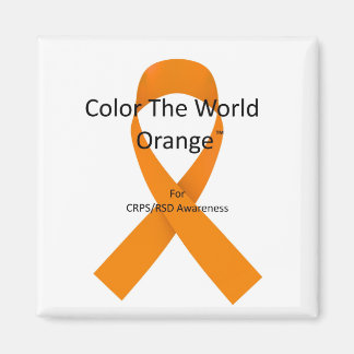 Colour The World Orange™ for CRPS/RSD Magnet
