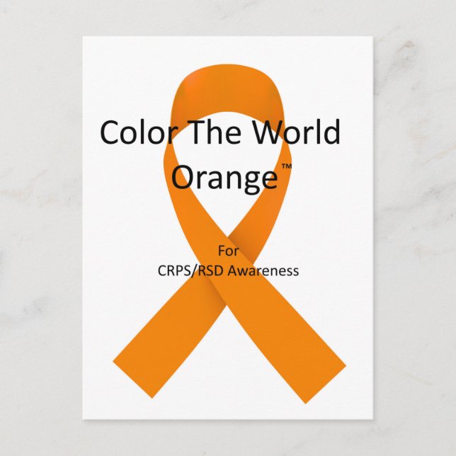 Colour The World Orange™ Postcard (Front)