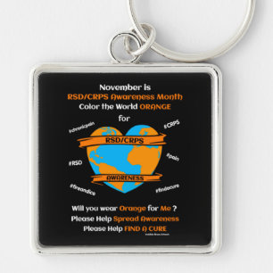 Colour the World Orange...RSD/CRPS Keychain