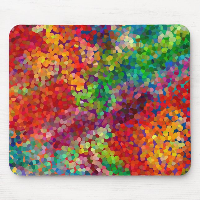 Colour Theory Clash Mouse Pad (Front)