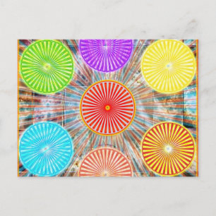 Colour Therapy Graphics : Healing Energy Chakra Postcard