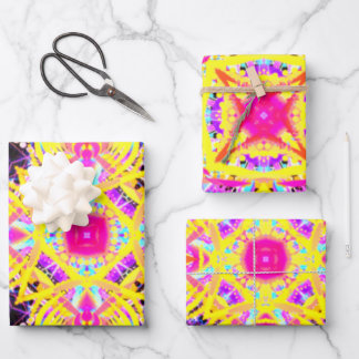 Colour Therapy Wrapping Paper Flat Sheet Set of 3