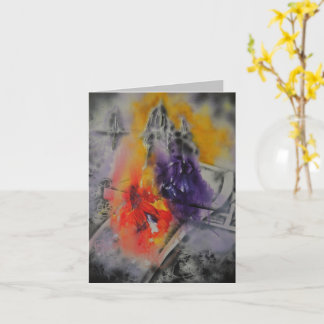 Colour Thoughts Abstract Card