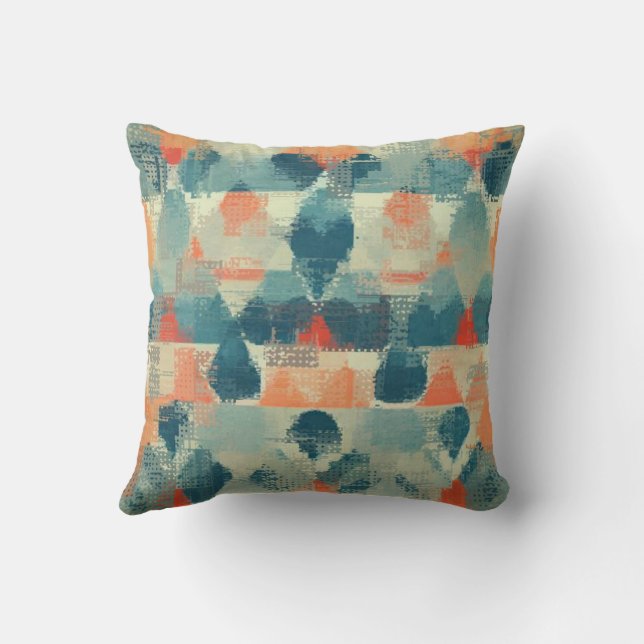 Colour Throw Pillow (Back)