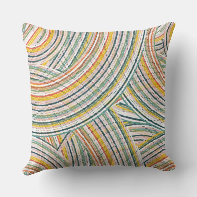 Colour Throw Pillow (Back)