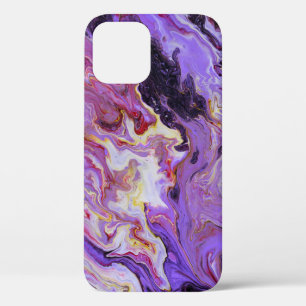 Colour tone acrylic paints, abstract. iPhone 12 case