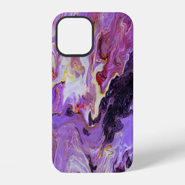 Colour tone acrylic paints, abstract. iPhone case (Back)