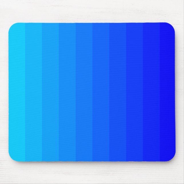 Colour Transition - Shades of Blue Mouse Pad (Front)
