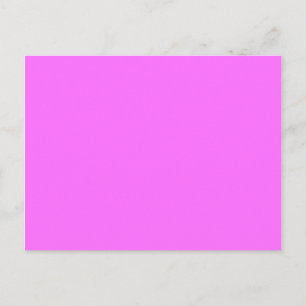 colour ultra pink postcard