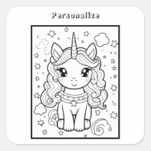 Colour Unicorn Personalized 