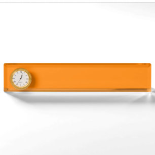 colour UT orange Nameplate